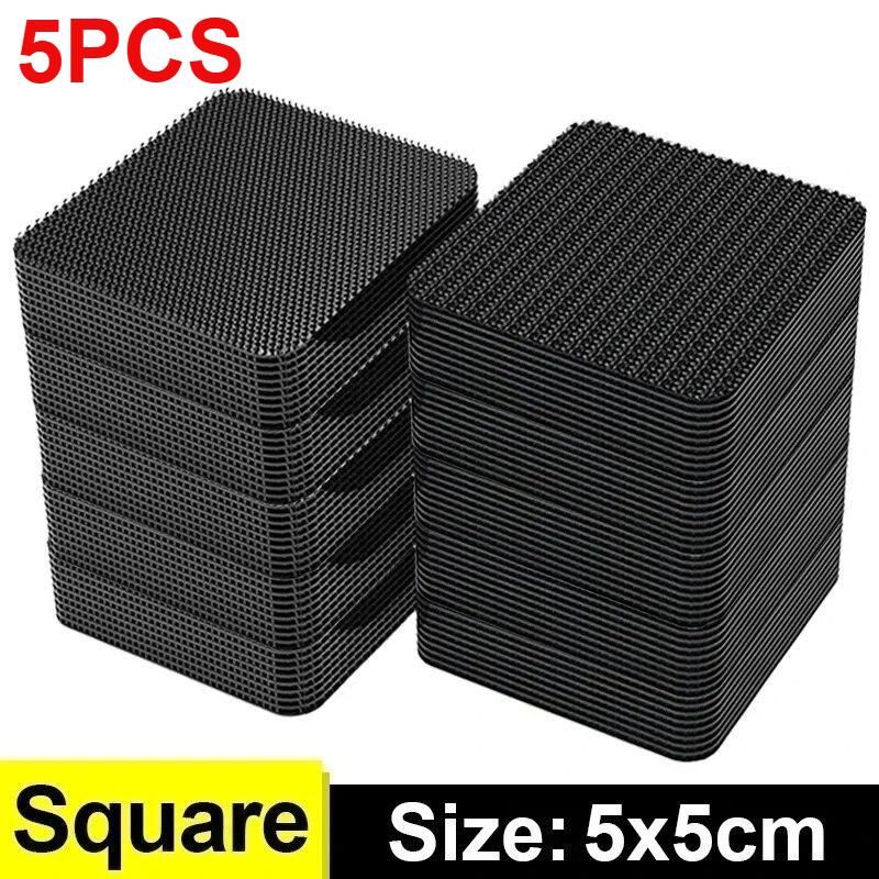 1/2/5/10/20PCS Carpet Fixing Stickers Double Faced High Adhesive Car Carpet Fixed Patches Home Floor Foot Mats Anti Skid Grip Tapes