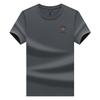 STORN Pure Cotton Business Casual Short Sleeve Crew Neck T Shirt Embroidery Paul Style T Shirt
