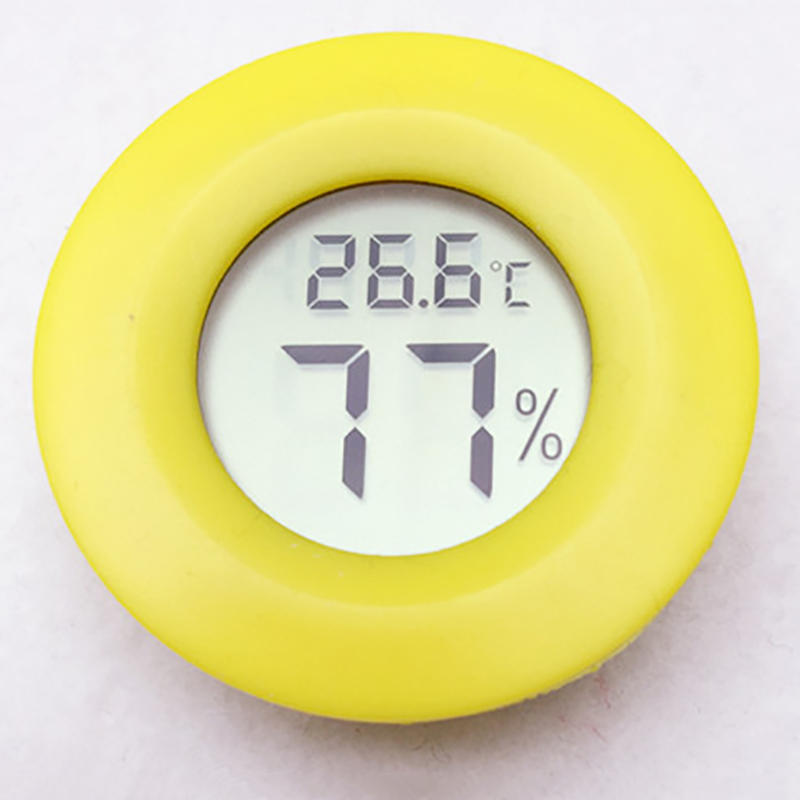 

Внутренняя/наружная беспроводная метеостанция цветового прогноза температуры и влажности жёлтый