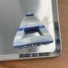 Pinza per Capelli a Forma di Triangolo con Artigli in Acido Acetico Vuota in Acetato Pinza a Squalo Media Carina Decorazione