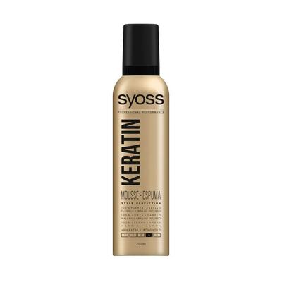 Syoss Mousse Cheveux Kératine Style Perfection 250ml