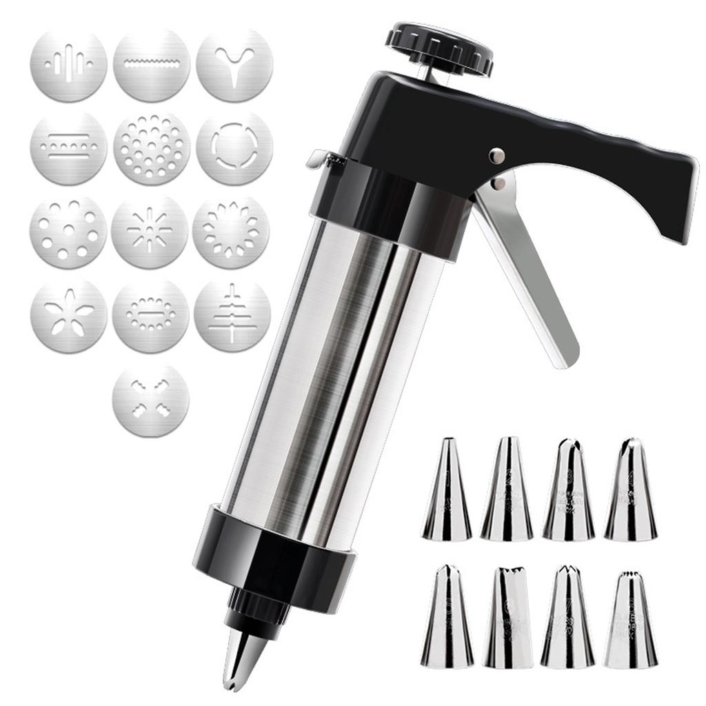 Cookie Maker For Baking With Food-Grade Stainless Steel Electric Cookie Press Gun Cookie Presses