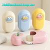 Oval Soap Dish Cartoon Soap Storage Tray Portable Soap Box  Outdoor