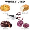 Multifunctional Pizza Scissors Stainless Steel Scissor Pizza Cutter Slicer Sharp Detachable Cutting Tools For Restaurant Kitchen