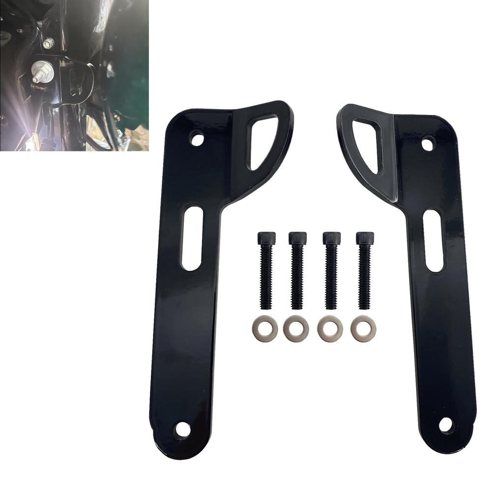 Front Black Tie Down Anchor Point Mount Bracket For Harley Touring Street Electra Glide Ultra Classic Limited CVO 2014-Later