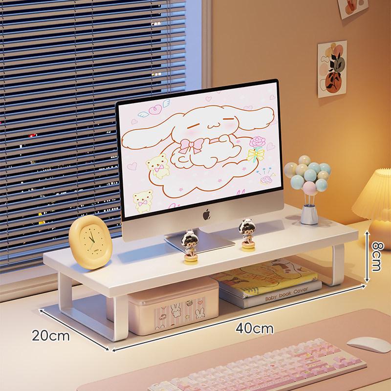 Monitor Stand with Cooling Base: Desktop and Laptop Lifting Bracket for Students