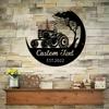 Vintage Farm Tractor Custom Metal Sign, Monogrammed Clan Plaque, Rustic Wall Decor, Farmer Souvenir