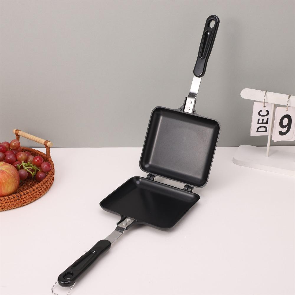 Non-Stick Sandwich Maker Aluminum Zinc Zinc Alloy Omelette Pan Durable Toast Frying Pan  Barbecue
