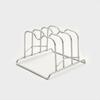 Stainless Steel Plate Rack (16.5x15.5x11cm) Silver