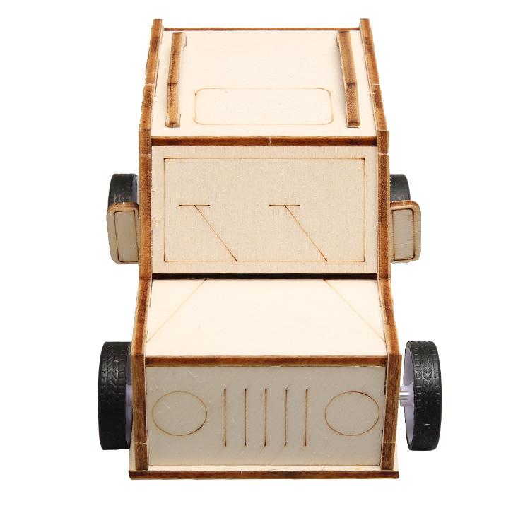 Science And Technology Small Production Handmade Diy Homemade Back Force Car Children's Science And Education Toys Using The Inertial Physics Of