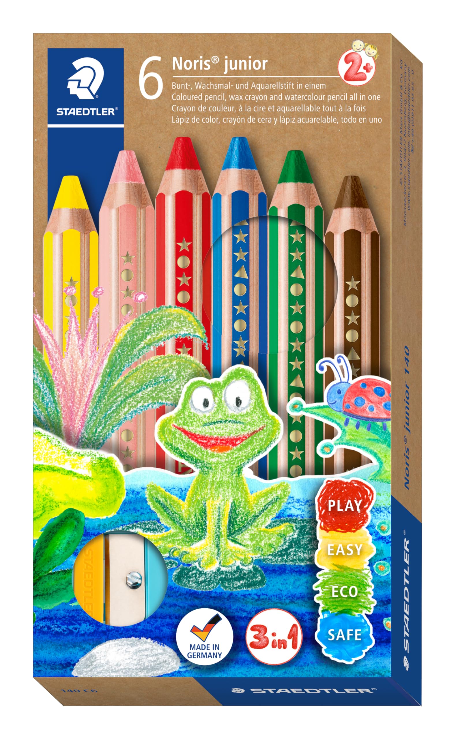 

Staedtler Colored Norris 6 Watercolor 140 C6 Pencils, Junior, Colors, Pencils,