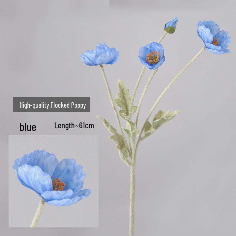 Poppy Artificial Flowers for Home, Wedding Decor, Art, and Photography