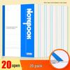20er-Pack B5 Notizbücher mit Softcover - A5 Schreibwaren für Schüler und Tagebücher