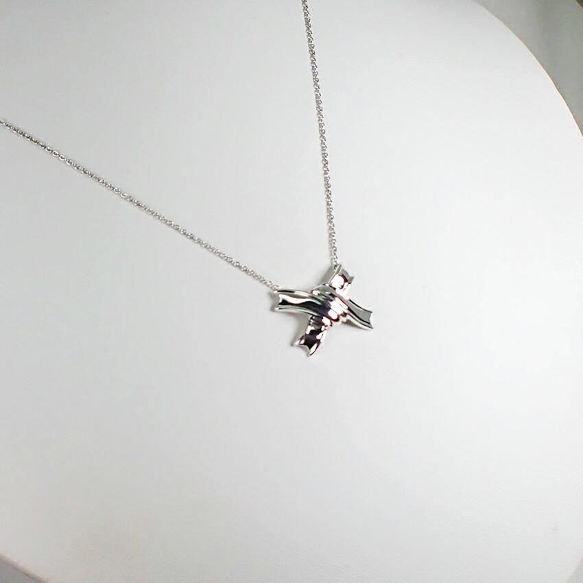 [Used] TIFFANY/Tiffany 925 Vintage Bow Necklace/g468-36