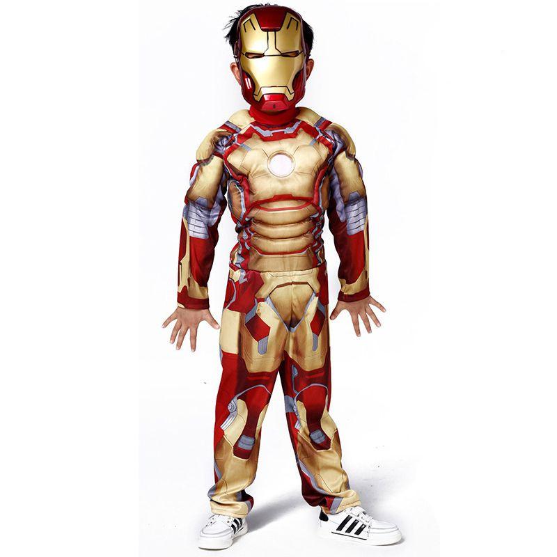 Costum minunat de Halloween pentru copii Supererou Batman Superman Costum Cosplay Pentru Băieți și Fete