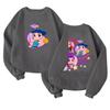 Children's Fashionable Lightweight Long-sleeved Round Neck Pullover With Pockets Printed Pullover