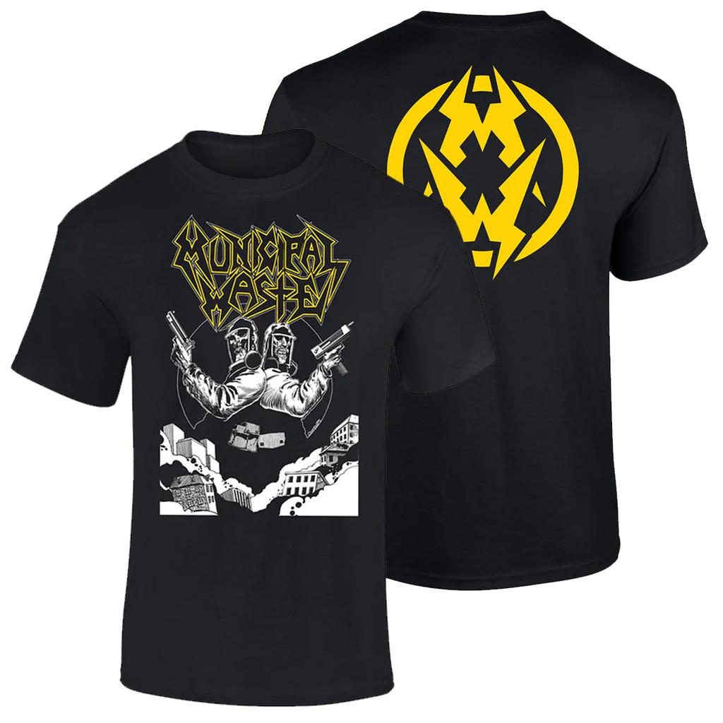 Municipal Waste Thrash Band Graphic Cotton T-shirt Unisex Men Women Fans Essentials Short Sleeve Tops Fashion Brand Summer Tee