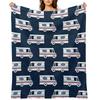 Mail Trucks - blue Throw Blanket Decorative Throw Quilt Soft Big Giant Sofa Blankets