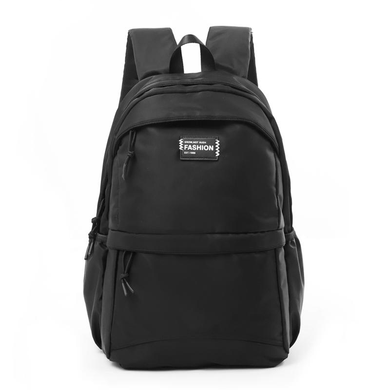 College-Stil Farbblock Rucksack Schülerrucksack Unisex Computertasche Leichter Reise-Rucksack mit großem Fassungsvermögen
