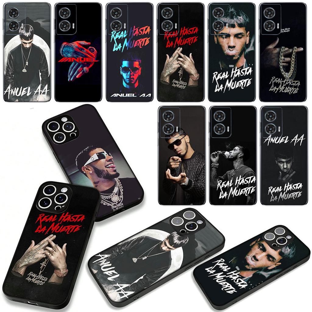 Rap singer Anuels AA Case for Motorola Moto G04 G13 G14 g45 G22 G23 G20 G32 G34 G35 G64 G82 G84 G53 G60 G72 E14 E15 E13 E22 E20