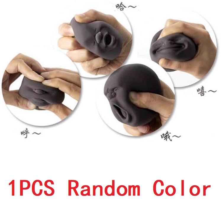

Children s Adult Hip-hop Funny Pinch Face Doll Decompression Vent Pressure Ball Portable Finger Exercise Holiday Party Gift