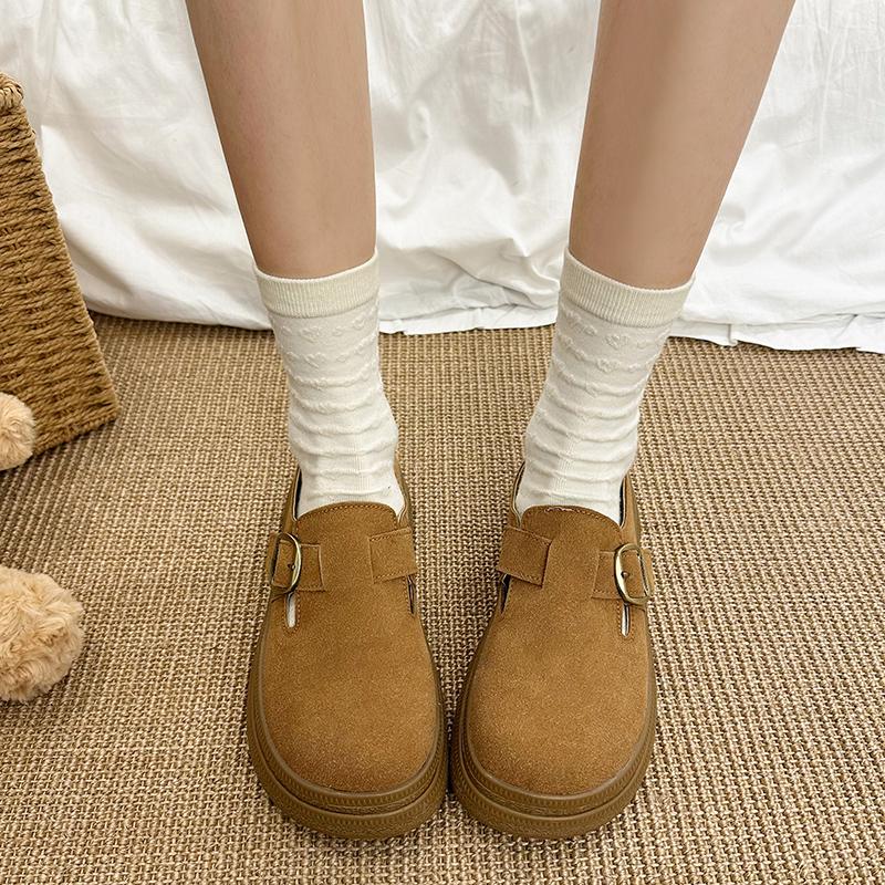 Fashion Women's Shoes Platform Slip-on Female Footwear Casual Sneaker Loafers With Fur Modis Clogs Retro Slip On Dress New Summer 2025