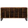 Record Cabinet Smoked Oak 100x38x48 cm Wood Based Panel