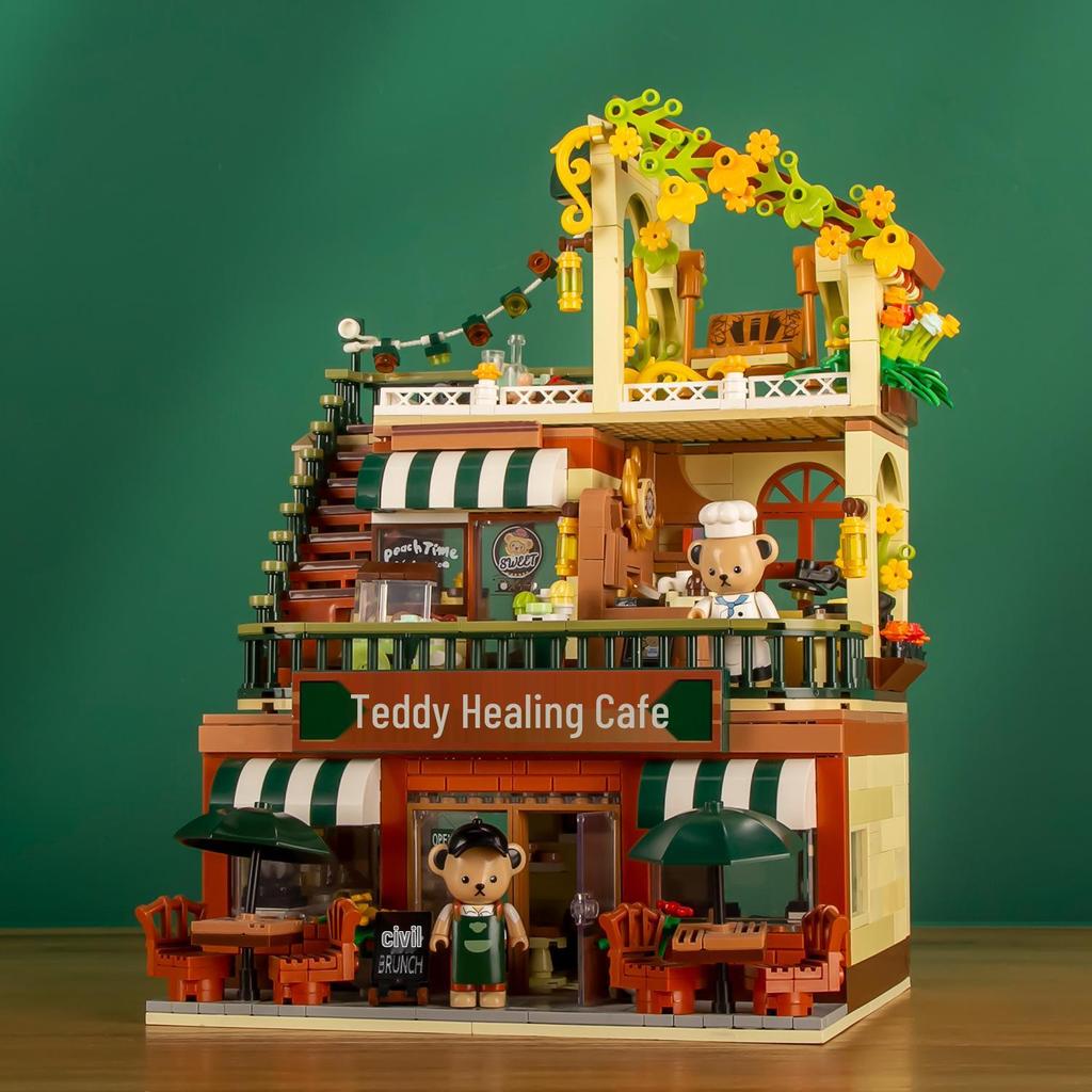 Jihu Teddy Overload Space Bear Astronaut Building Blocks Toy Set