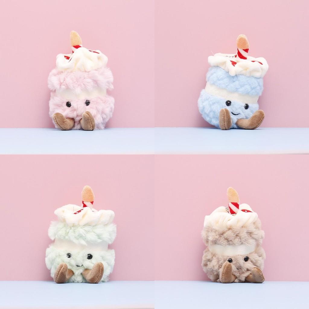 Birthday Lovely Cake Plush Toy In Multiple Color Great Children Gift Birthdays