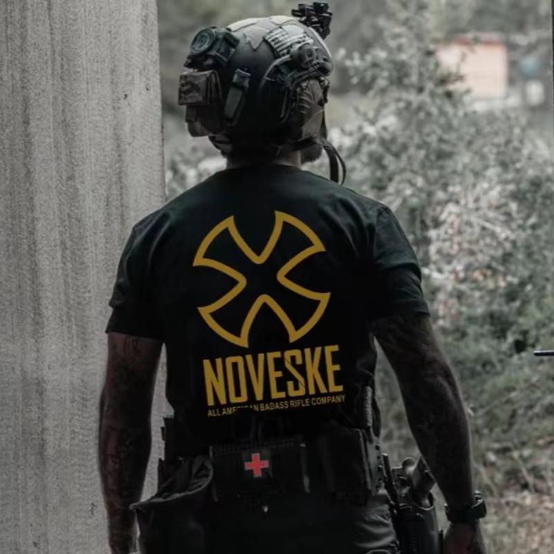 2026 Summer New The Noveske Logo Print Unisex Clothes Fashion Summer Tshirts Streetwear Loose Tops Breatha