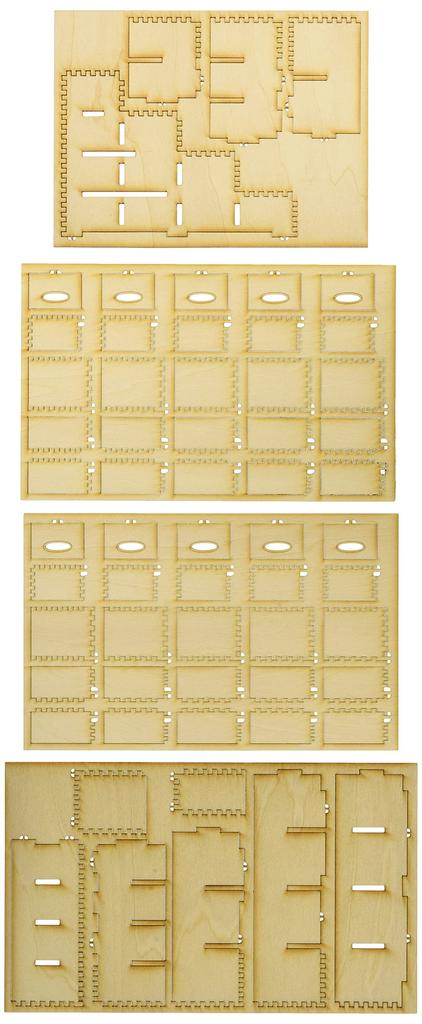 Kobaani Model Studio 1/12 Japanese Building Series Modern Japanese Staircase Dance Assembly Kit WZ-017