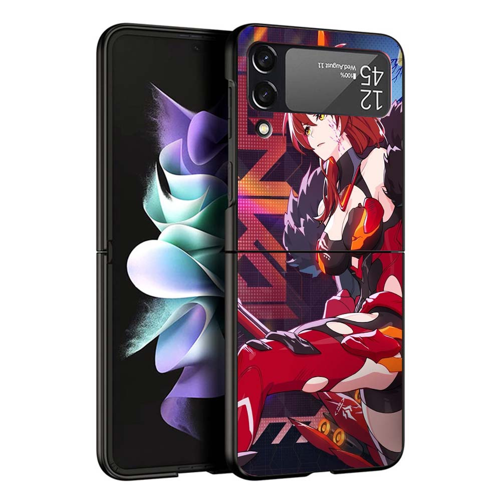 Honkai Star Rail Himeko Phone Case For Samsung Galaxy Z Flip7 Flip6 5G Flip5 Flip4 Flip3 ZFlip 7 6 3 4 5 Shockproof Back Cover G