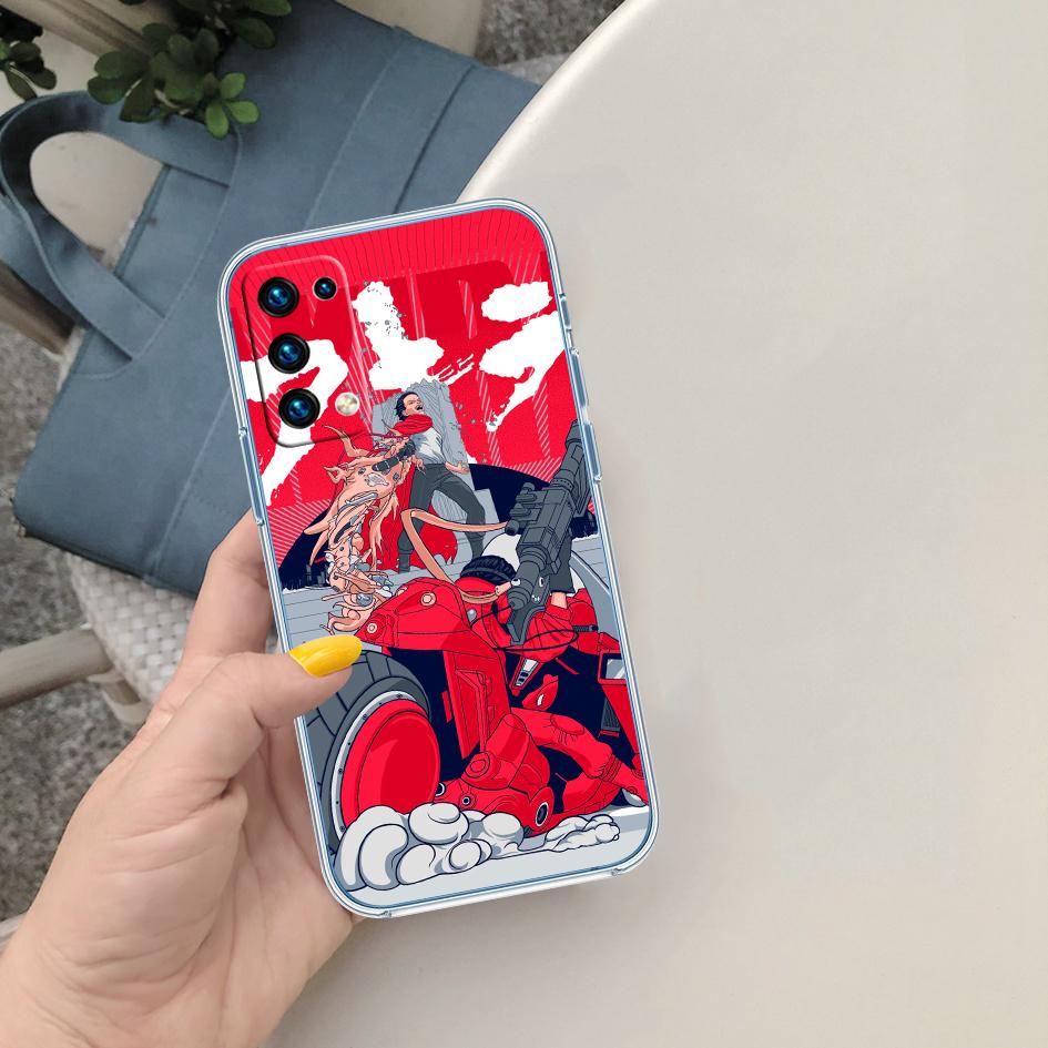 LO2 Akira Anime Weiche durchsichtige Handyhülle für Samsung Galaxy A04 A04S A14 A23 A34 A54 M23 M33 M52 M53