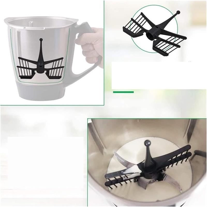 Schmetterlingsbesen & Schaber für Thermomix TM31, TM5, TM6 Küchenmaschinen