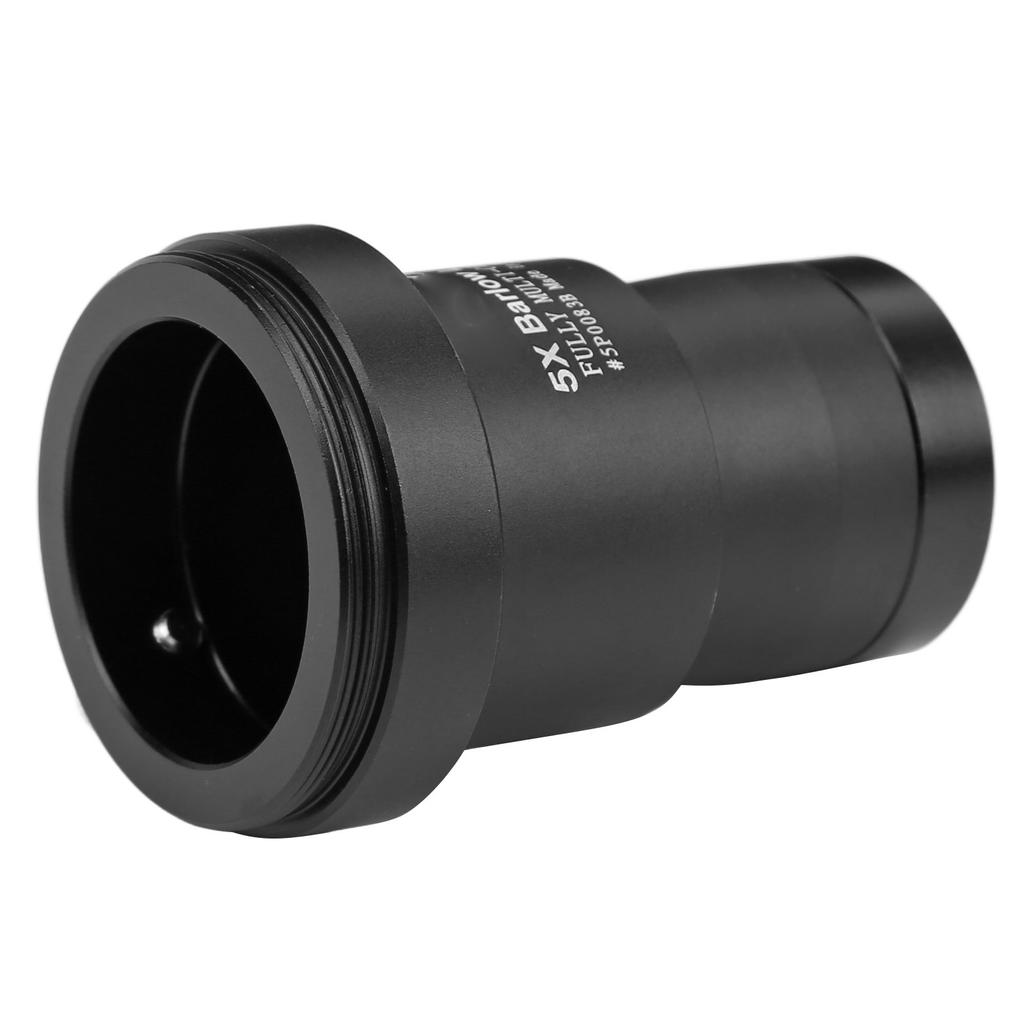 Barlow Lenses 1.25in 5X Green Film Telescope Barlow Lenses with T2 Mount M35 Thread Astronomical