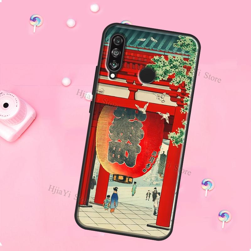 Japanese Style Ukiyo-e Art For Huawei Honor Magic 5 Lite X8 X9 X8a X9a 50 70 P20 P30 P40 P50 P60 Pro P Smart 2019 Case