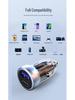 100W Mini Transparent Dual PD Car Charger: Super Fast Cigarette Lighter Adapter