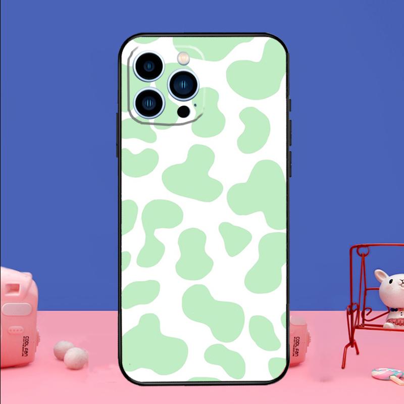 

Cow Print Pattern Phone Case For iPhone 16 15 14 13 12 11 17 Pro Max Plus 12 13 mini 16e 17 Air Bumper Cover iPhone 12