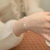 Luxury 925 Silver Lucky Beads Bracelets for Women Fashion Korean Design Multilayer Adjustable Ball Bracelets Jewelry