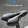 PLSELIS Breathable Non-slip Shock-Absorbing Wide Silicone Bike Saddle