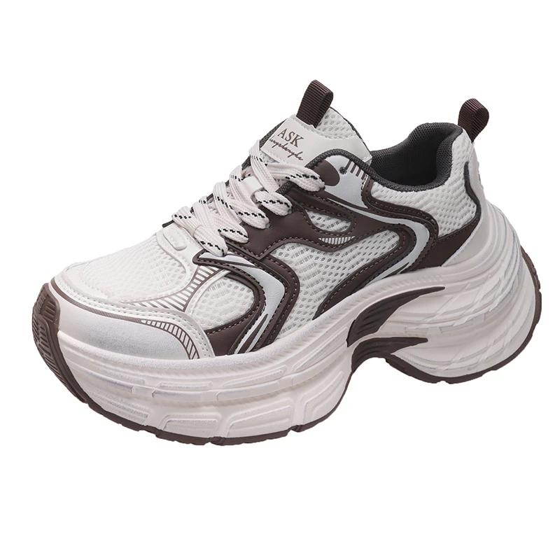 Fashion Female Shoes Mixed Colors Ladies Platform Sneakers Outdoor Women's Sports Shoes Fashion Ladies Vulcanized Shoes Zapatos