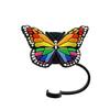 2Pcs Straw Cover Beautiful Butterfly Shape Silicone Straw Lid Food-grade Straw End Plug for Home Party Bar
