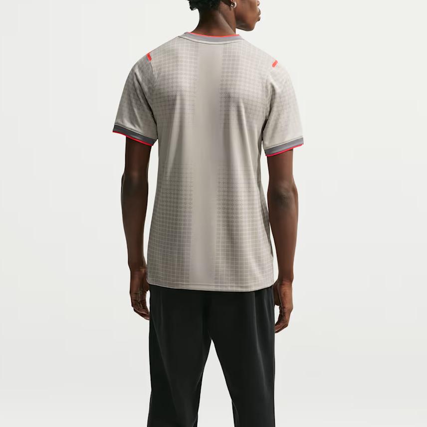 Nike England x Palace Academy Pro Short-Sleeve Top Pewter Grey/Bright Crimson/Bright Crimson Men Tops IH1670-052