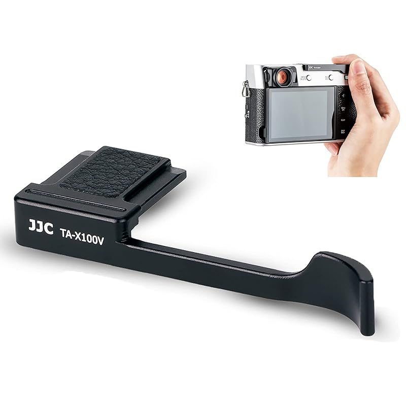 

[Improved version] JJC metal thumb grip thumb rest Fujifilm Fuji X100VI X100V X100F X-E4 X-E3 Camera application Easy to install Improve camera hold