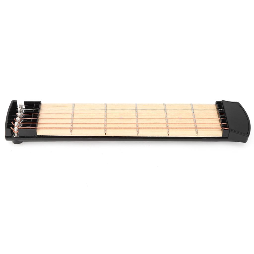 New Portable 6 Fret Pocket Guitar Left Hand for Beginner Guitarist Practice Training