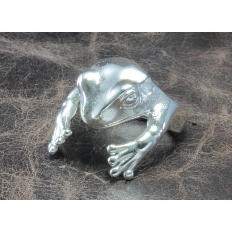 Meier Stilvoller Froschring übertriebener Schmuck Mode kalter Stil Legierung Froschring
