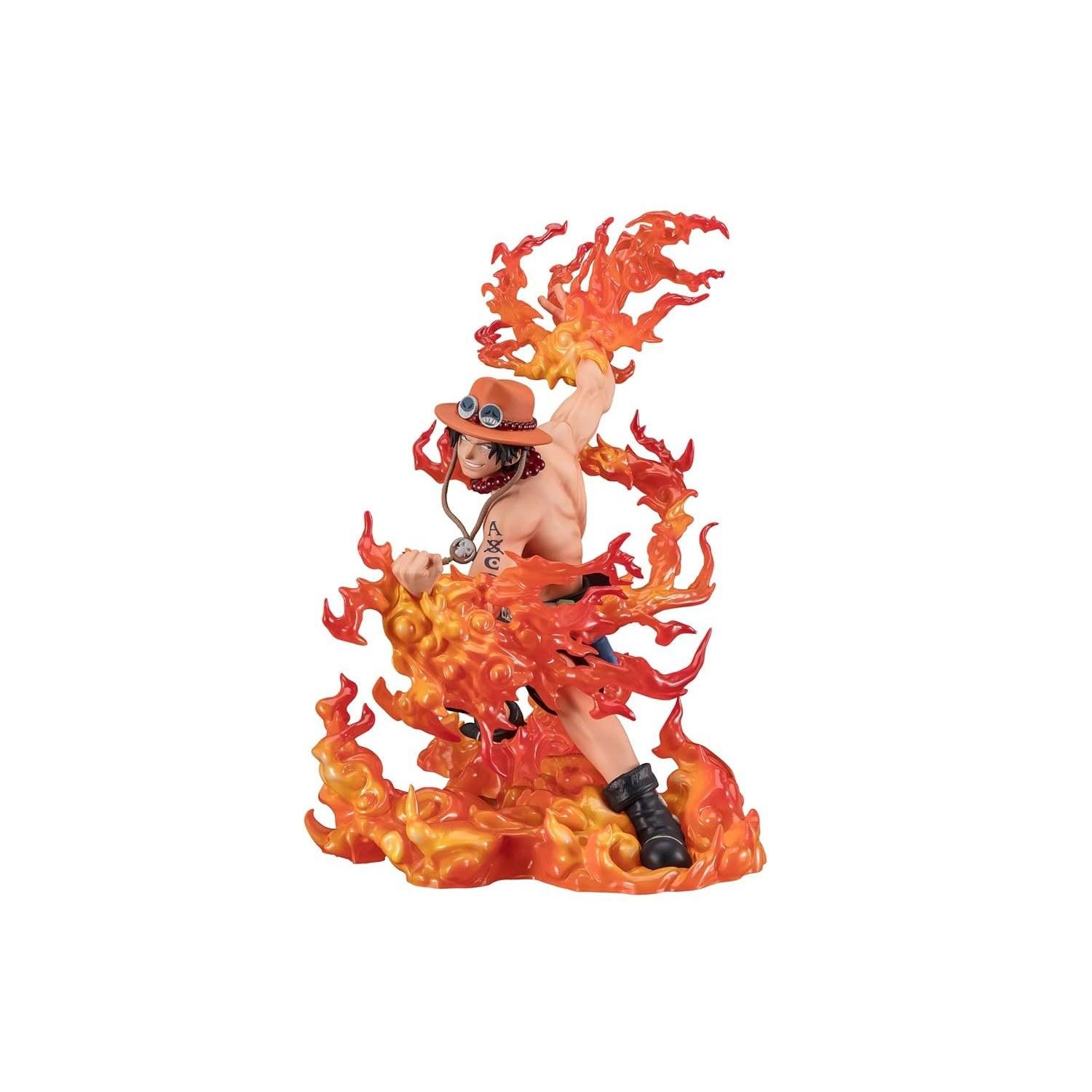 TAMASHII NATIONS - One Piece Extra Battle Portgas D. Ace Bounty Rush 5th Anniversary Bandai Spirits FiguartsZERO Collector Figure