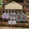 Bohemian Ethnic Retro Earring Set: 3-Piece Hanfu & Nepal Style for Women
