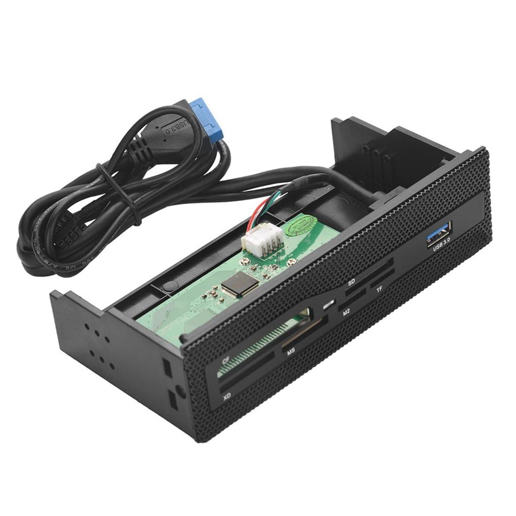 PC Built-in Card Reader, USB 3.0 Port, M2, SD, MSXD, CF, TF Card, Front Panel Portal.