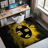 Borussia Dortmund Pattern Rug, Indoor/Outdoor Mat, for Picnic, Gameroom, Bedroom, Office, Living Room, Home Decor Carpet, Birthday Gift